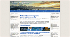 Desktop Screenshot of eczanesorgulama.com